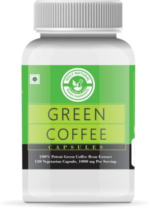Holy Natural Green Coffee Bean Extract - 120 Veggie Caps
