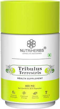 Nutriherbs Gokshura for Boost Stamina, Power & Vitality