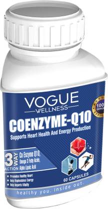 Vogue Wellness Coenzyme Q10 Tablet Promote Heart Health, Improves Immunity