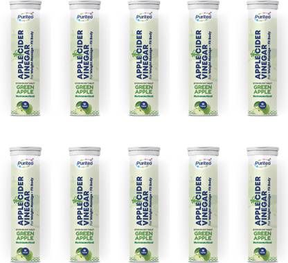 puriteo APPLE CIDER VINEGAR EFFERVESCENT GREEN APPLE _10
