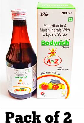 Bodyrich Multivitamin and multimineral with L- Lysine syrup