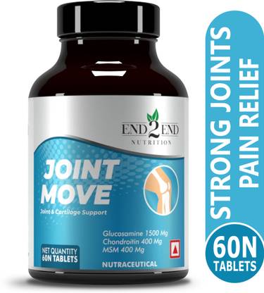 End2End Nutrition Joint Move with Glucosamine, Chondroitin & MSM For Joint & Cartilage Support