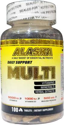 Alaska Daily Support Multi Vitamins, Minerals, Herbal Extracts