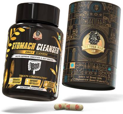 The Yoga Man lab Stomach Cleanser Daily Cleanse To Relieve Constipation, Manage Gut Health & Weight