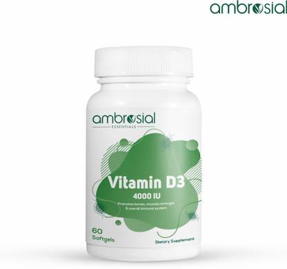 Ambrosial Vitamin D3 4000 IU (100 µg)