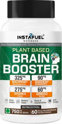 INSTAFUEL Brain Booster Supplements | Brain Health, Mental Clarity, Focus & Memory Support