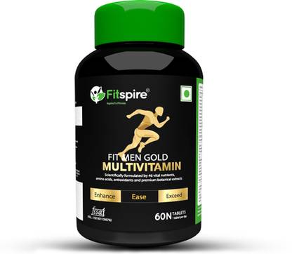 Fitspire Fit Men Gold Daily Multivitamin Tablets | vitamin supplement |
