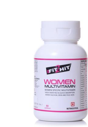 BEFIT2HIT Women's Multivitamin Capsules With MultiVitamins, Minerals, Pre & Probiotics