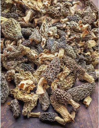 Chardham Shudh Jadibooti Morchella Esculenta,Dried morel mushrooms ,( Mushroom Gucchi)