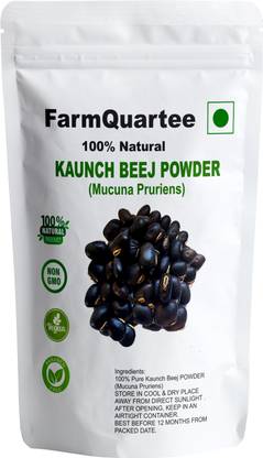 FarmQuartee Konch Kaunch Beej Powder Churna 500 grams MUCUNA PRURIENS