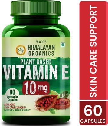 Vlado's Himalayan Organics Plant Based Vitamin E Capsules 60 Capsules