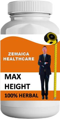 Zemaica Healthcare Max Height Natural & Ayurvedic Supplement Orange Flavor 100gm Pack of 1