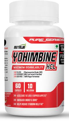 NutriJa Yohimbine HCL 10mg Strength & Potent Fat Burner Supplement