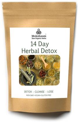 Mokshaum Weight Loss Detox Powder - 14 Day Cleanse with Herbal Extracts