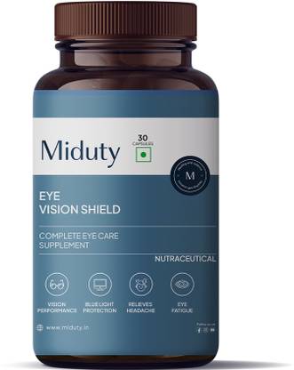 Miduty Palak Notes Eye Vision Shield Supplement for Vision Blue Light Strengthen Muscle