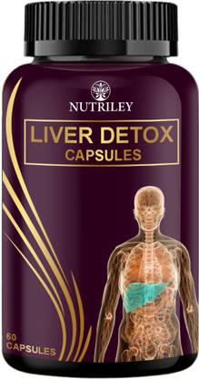 NUTRILEY Liver Detox Capsules for Liver Cleaning, Improve Liver Function, Fatty Liver