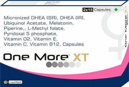 Onemore XT DHEA Dehydroepiandrosterone, Melatonin, Ubiquinol Acetate & more