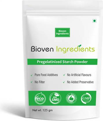 Bioven Ingredients Pregelatinized Starch Powder-125gm