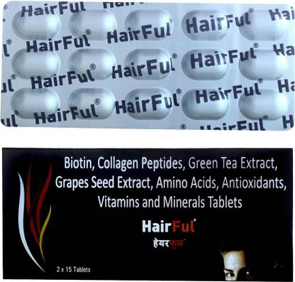 HairFul Biotin Hair Regrowth & Hair Fall Tablets 30