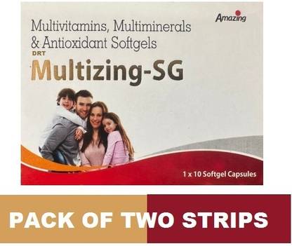 Drt AMAZING RESEARCH MULTIZING SG MULTIVITAMIN SUPPLEMENT CAPS (2*10CAPS)