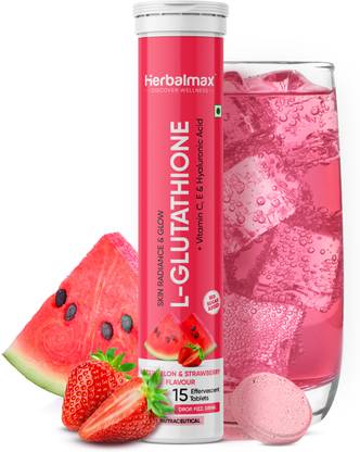 Herbal max L-Glutathione Skin Brightening Effervescent with Vitamin C&E |Clear pigmentation