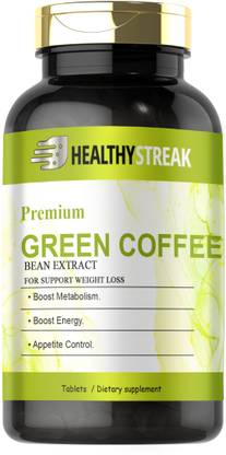 Healthy Streak Green Coffee Bean Extract Weight Loss Tablets (S109)
