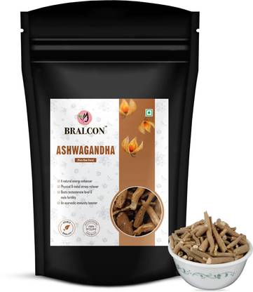 BRALCON Raw Ashwagandha Root - 100g | Indian Ginseng Ayurvedic Sticks for boost immunity