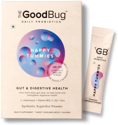 The Good Bug Happy Tummies Probiotic For Strengthening Kid's digestion Strawberry Flavoured