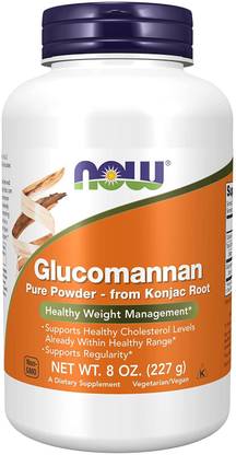 Now Foods Glucomannan 100 Percent Pure Powder -