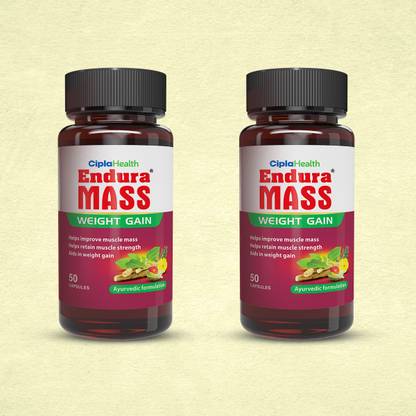 Endura Ayurvedic Weight Gain Capsules | Improves Muscle Mass & Strength