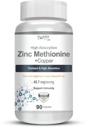 Vokin Biotech Zinc Methionine Plus Copper Supports Immune and Antioxidant Protection