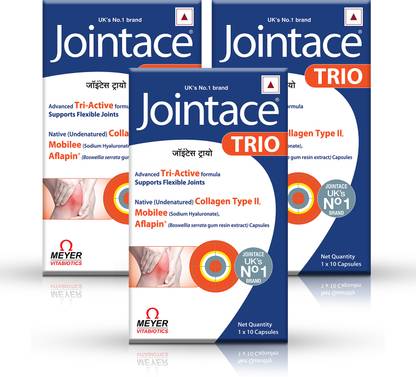 Jointace Trio Capsules, Tri Active Formula To Support Flexible Joints