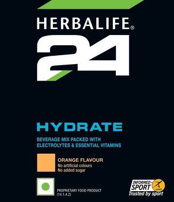 HERBALIFE 24 HYDRATE BEVERAGE MIX PACKED WITH ELECTROLYTES & ESSENTIAL VITAMINS