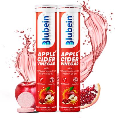 Blubein Apple Cider Vinegar ++ | 15 Effervescent Tablets x Pack of 2