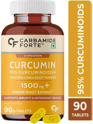 CARBAMIDE FORTE Curcumin Tablets with Piperine For Immunity Support