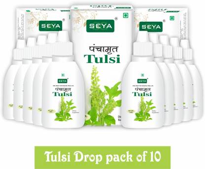 seya Panchamrit Tulsi Ark Drop for Happy to Health pack of 10
