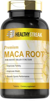 Healthy Streak Maca Root Tablets Enriched with Maca Root Extract (K68)