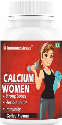Immunescience Calcium Tablets For Women To Joint Support, Strong Bones, Immunity & Bone Health