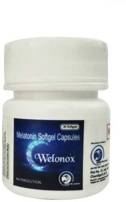 Welonox Sleeping Pills - Sleeping Tablets - Sleeping Softgel Capsules - Melatonin 30cap.