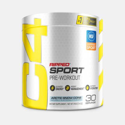 Cellucor C4 Ripped Sport Pre Workout Arctic Snow Cone 30 servings