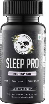 MANGO HERBS SLEEP PRO: Natural & Non-Addictive-Fight Jet Lags, Night Shifts & Insomnia