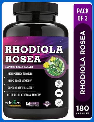 Adorreal Herbal Supplement: Rhodiola Rosea Extract | Improve Pure Energy, Brain Function