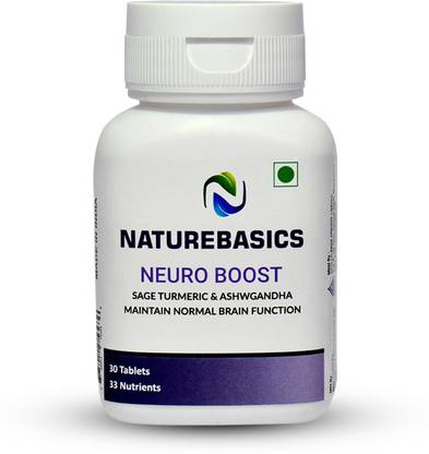NATUREBASICS Neuro Boost, 34 Nutrients to Help Normal Brain & Cognitive Function.