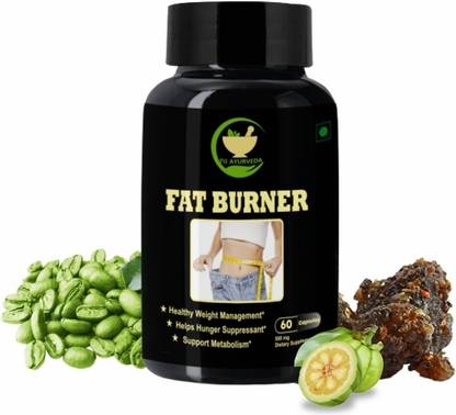FIJ AYURVEDA Fat Burner Capsule Supports Hunger Suppressant & Weight Loss – 60 Capsules