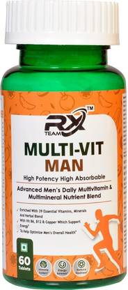 TEAM -RX Multi-Vit Man (Advance Daily Multivitamin for Men)