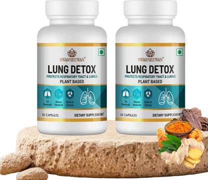 Swarnjeewan LUNG DETOX AYURVEDIC SUPPLEMENTS FOR HEALTHY LUNG
