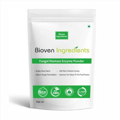 Bioven Ingredients Fungal Diastase Enzyme Powder-125gm