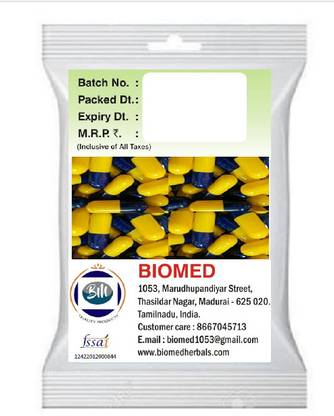 biomed Pharma raw materials Empty Capsules size 0 NavyBlue / Yellow