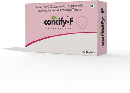 Concify F | Fertility Supplement | Multivitamin and Multiminerals Tablets for Female