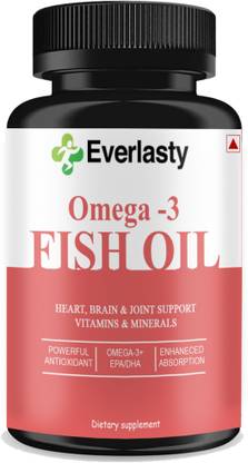 Everlasty Fish Oil (Triple Strength) With 1000Mg Omega 3 (K54)